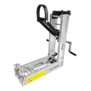 Aluminium planks Support with ''Pump-jack'' Mechanism