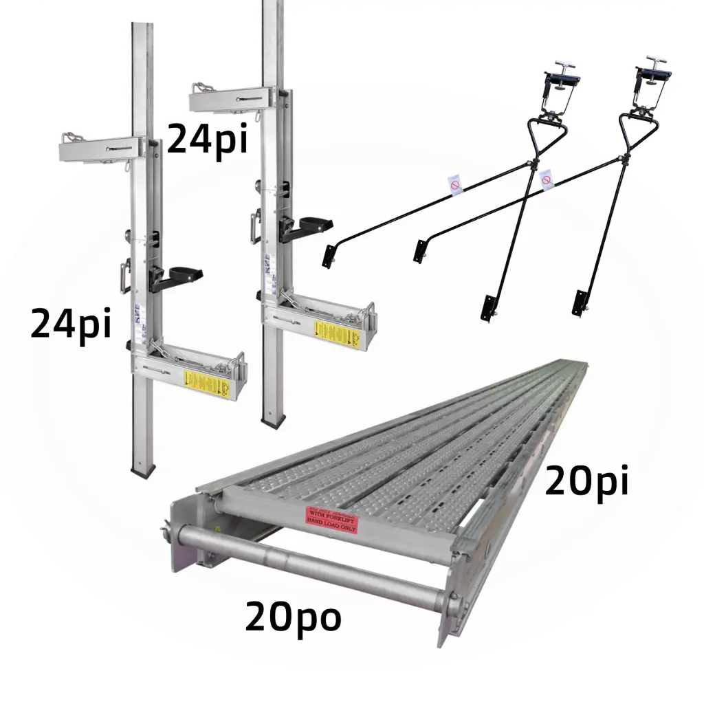 SturdyLift™ BASE – Pump Jack Kit (2 stories x 20 ft)