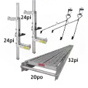 SturdyLift™ BASE – Pump Jack Kit (2 stories x 32 ft)