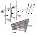 SturdyLift™ PLUS – Pump Jack Kit (2 stories x 48 ft) (2x24 ft)